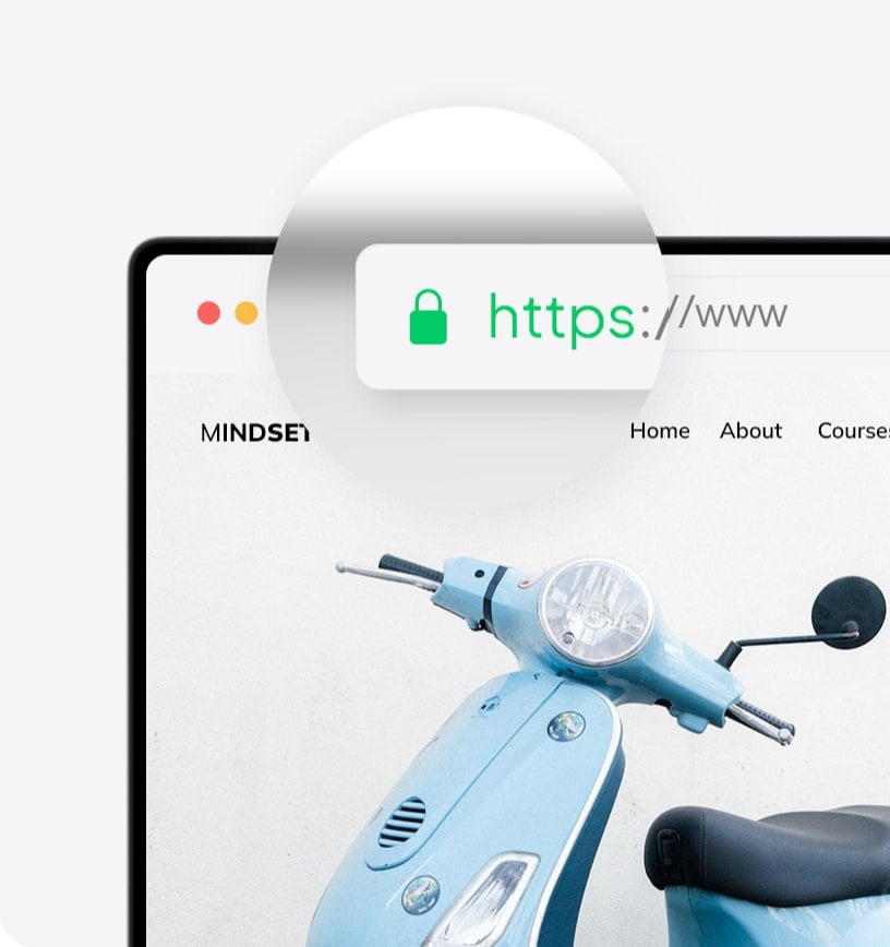 Free SSL certificate.